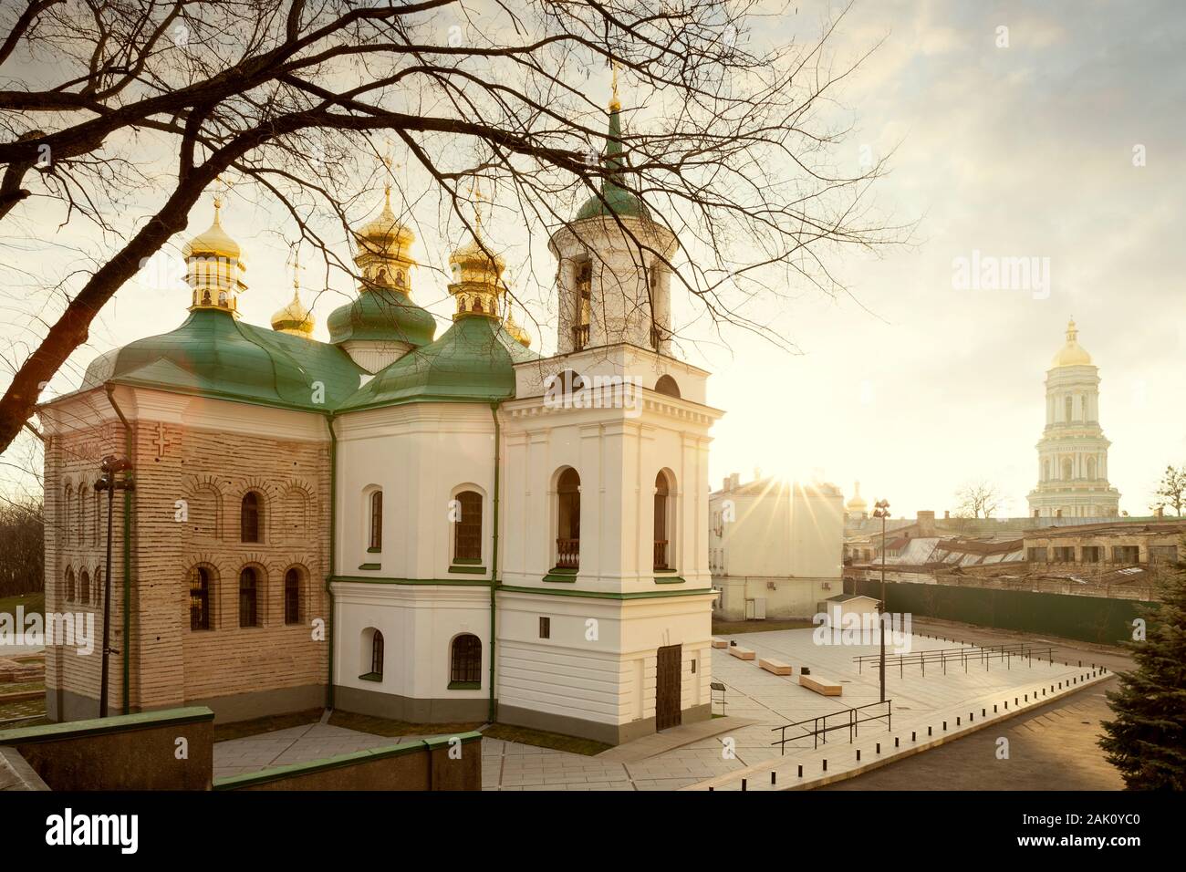 Church of the Savior on Berestov in Kiev, Ukraine Stock Photo