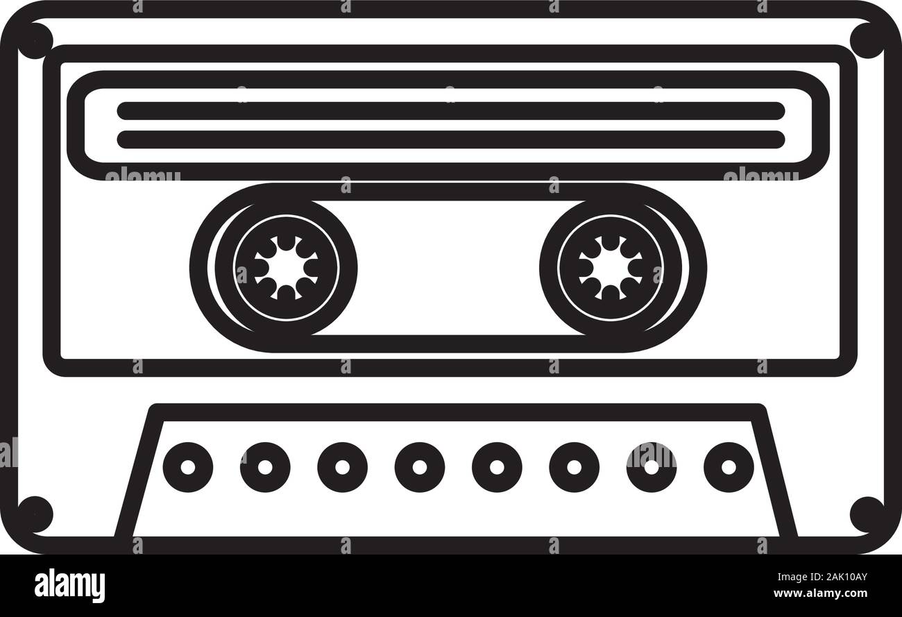 cassette music pop art style icon Stock Vector Image & Art - Alamy