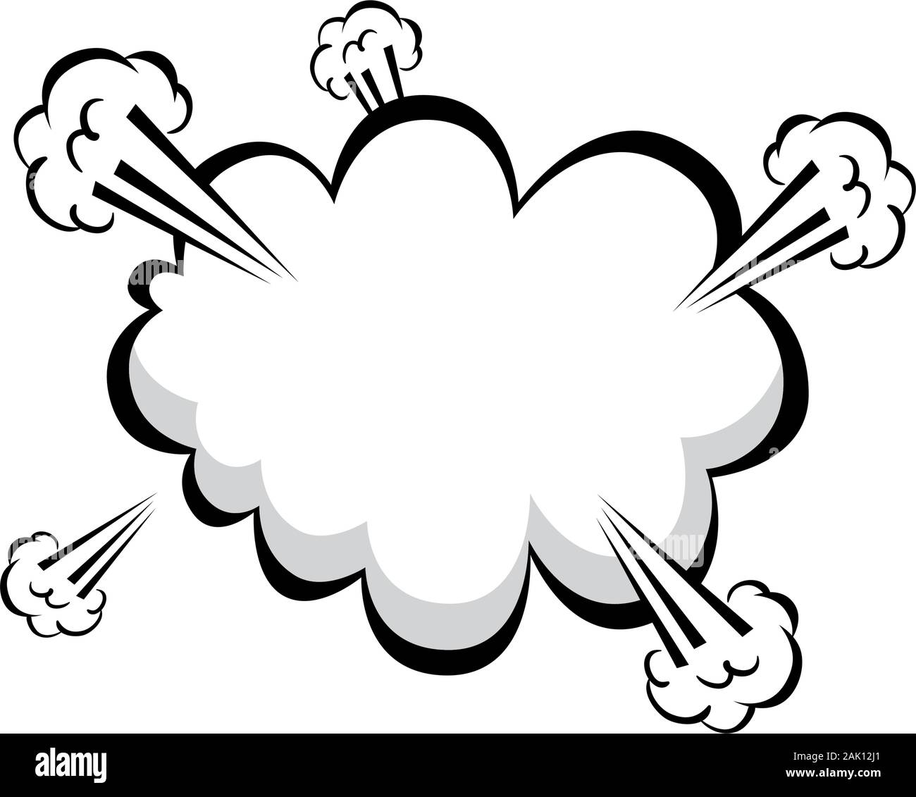 cloud explosion pop art style icon Stock Vector Image & Art - Alamy