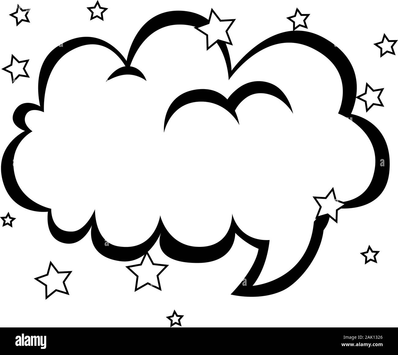 speech bubble pop art style Stock Vector Image & Art - Alamy