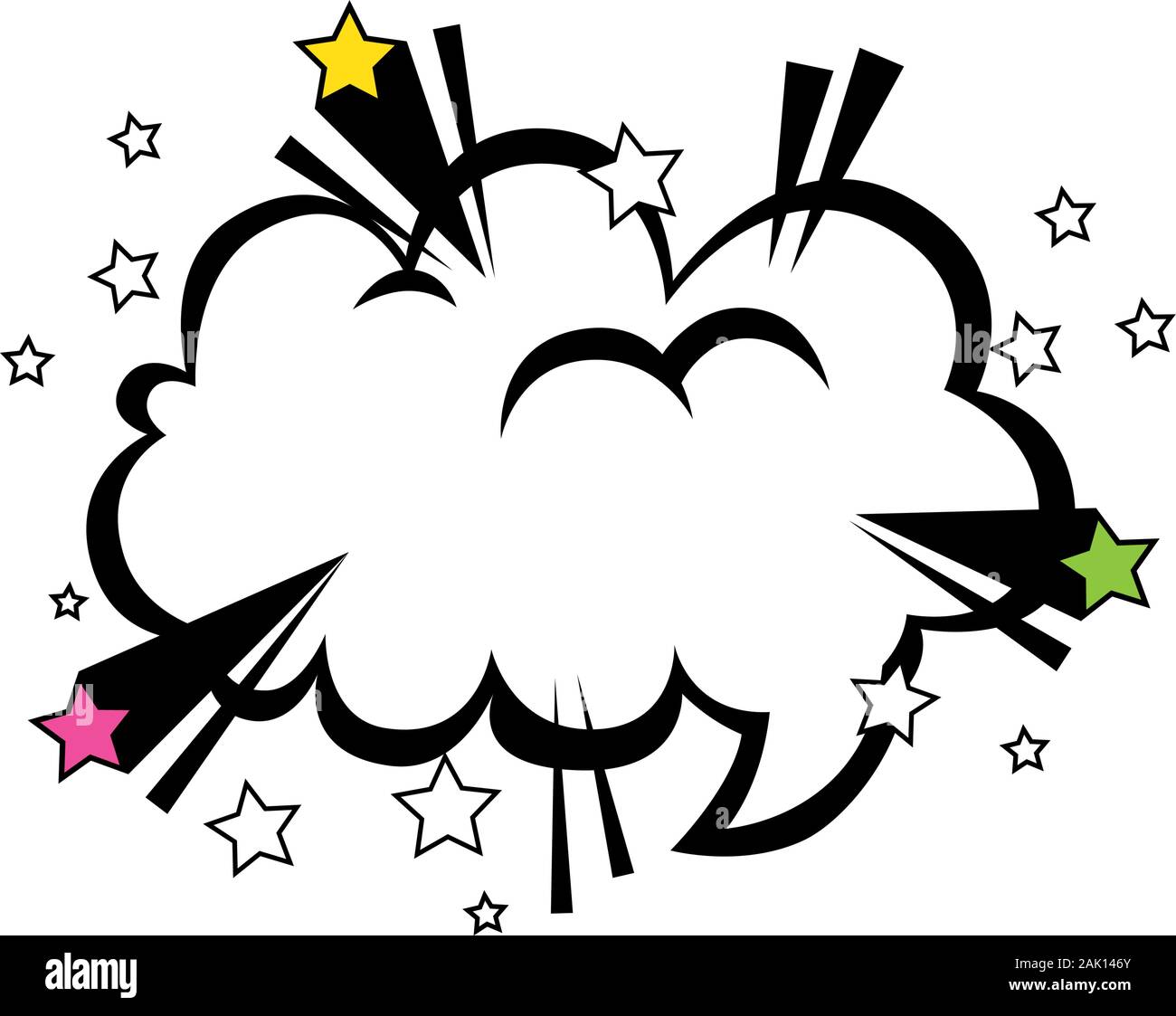 speech bubble pop art style Stock Vector Image & Art - Alamy