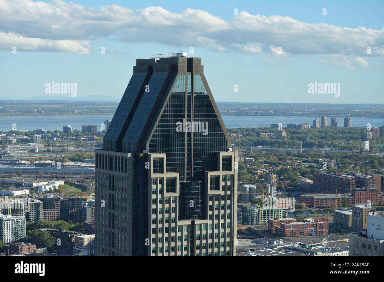 View of Montreal as seen from the Observatoire Place Ville Marie
