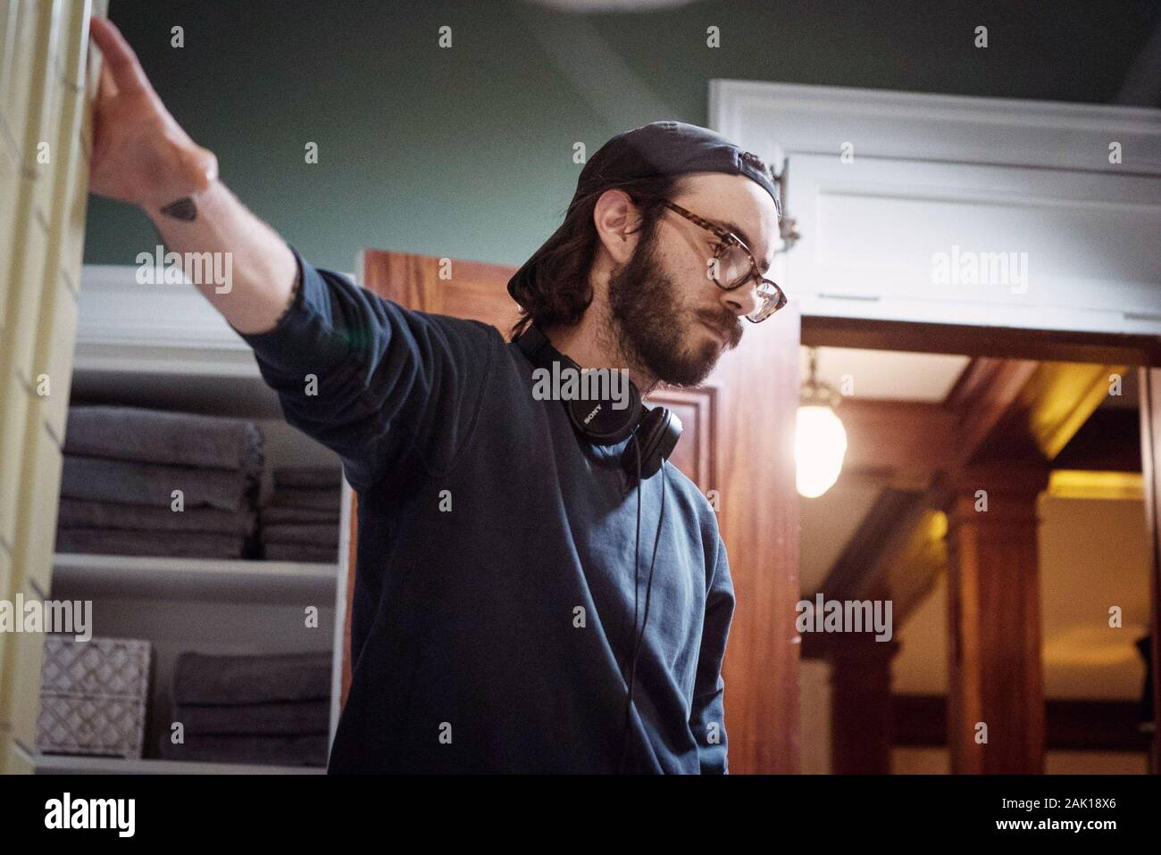 THE GRUDGE, director Nicolas Pesce, on-set, 2020. ph: Allen Fraser