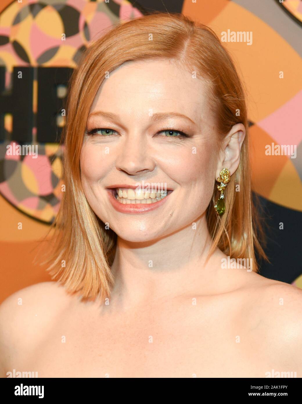January 5, 2020, Beverly Hills, CA, USA: Sarah Snook attends the 2020 HBO Golden Globe Awards After Party held at Circa 55 Restaurant in the Beverly Hilton Hotel. (Credit Image: © Billy Bennight/ZUMA Wire) Stock Photo