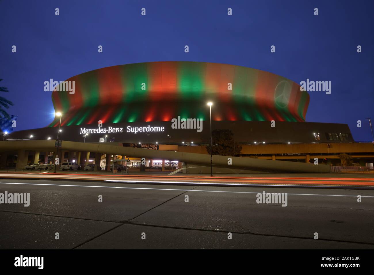 The Superdome in New Orleans, Louisiana Stock Photo