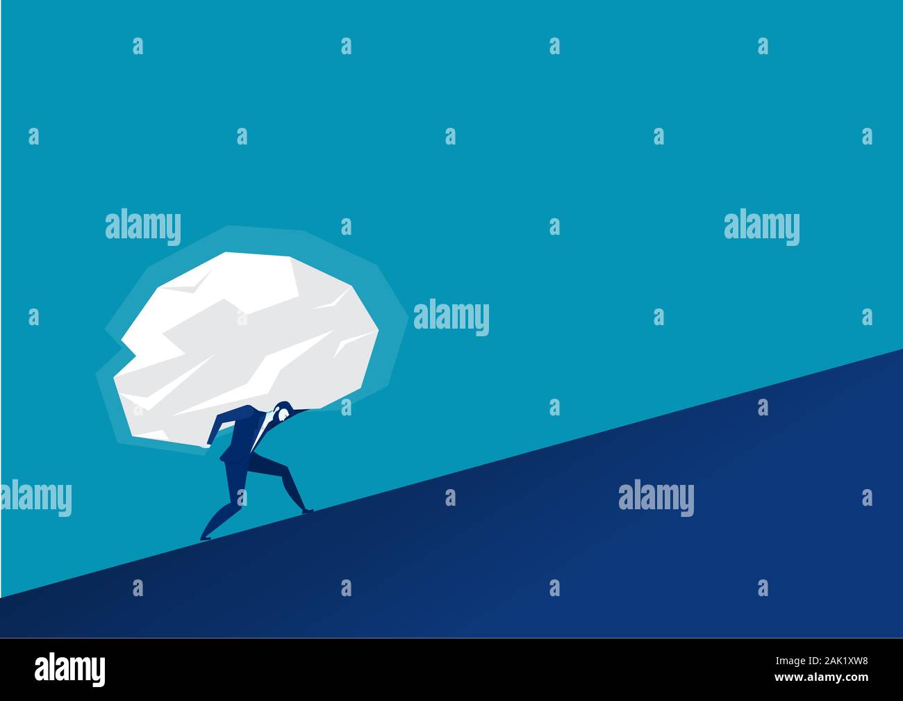Man Carrying Rocks Cartoon Man carrying rock cartoon hi-res stock photography and images - Alamy