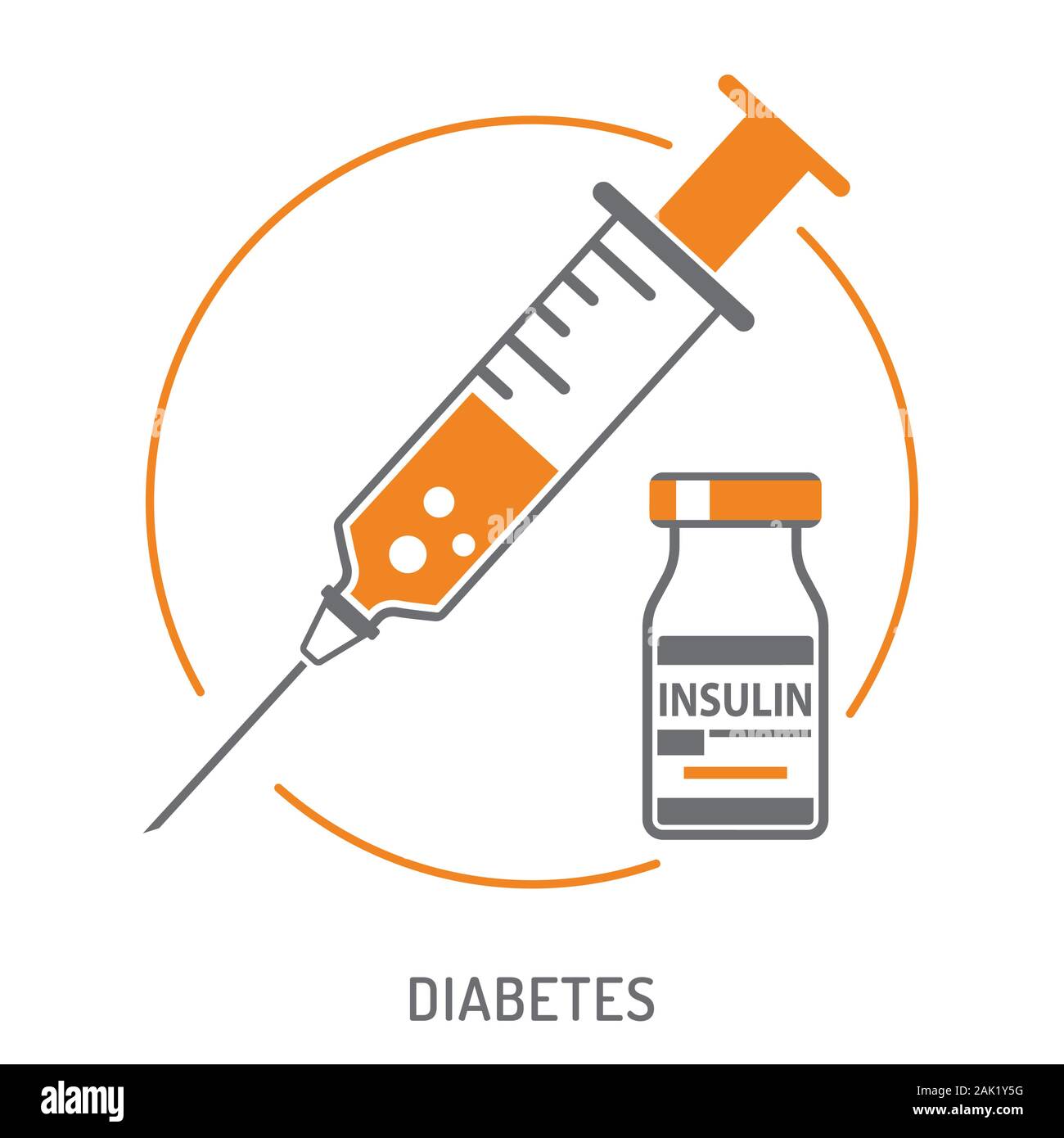 Plastic Medical Syringe and Vial Icon Stock Vector Image & Art - Alamy