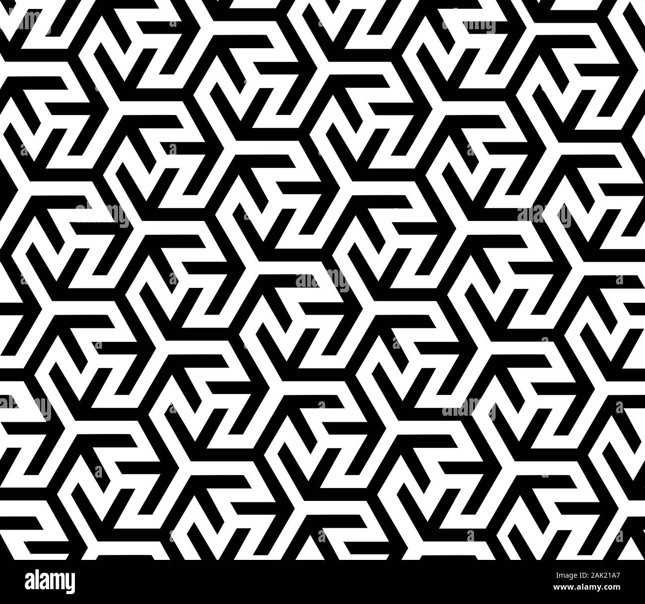 Cube line seamless repeat pattern background Stock Photo - Alamy