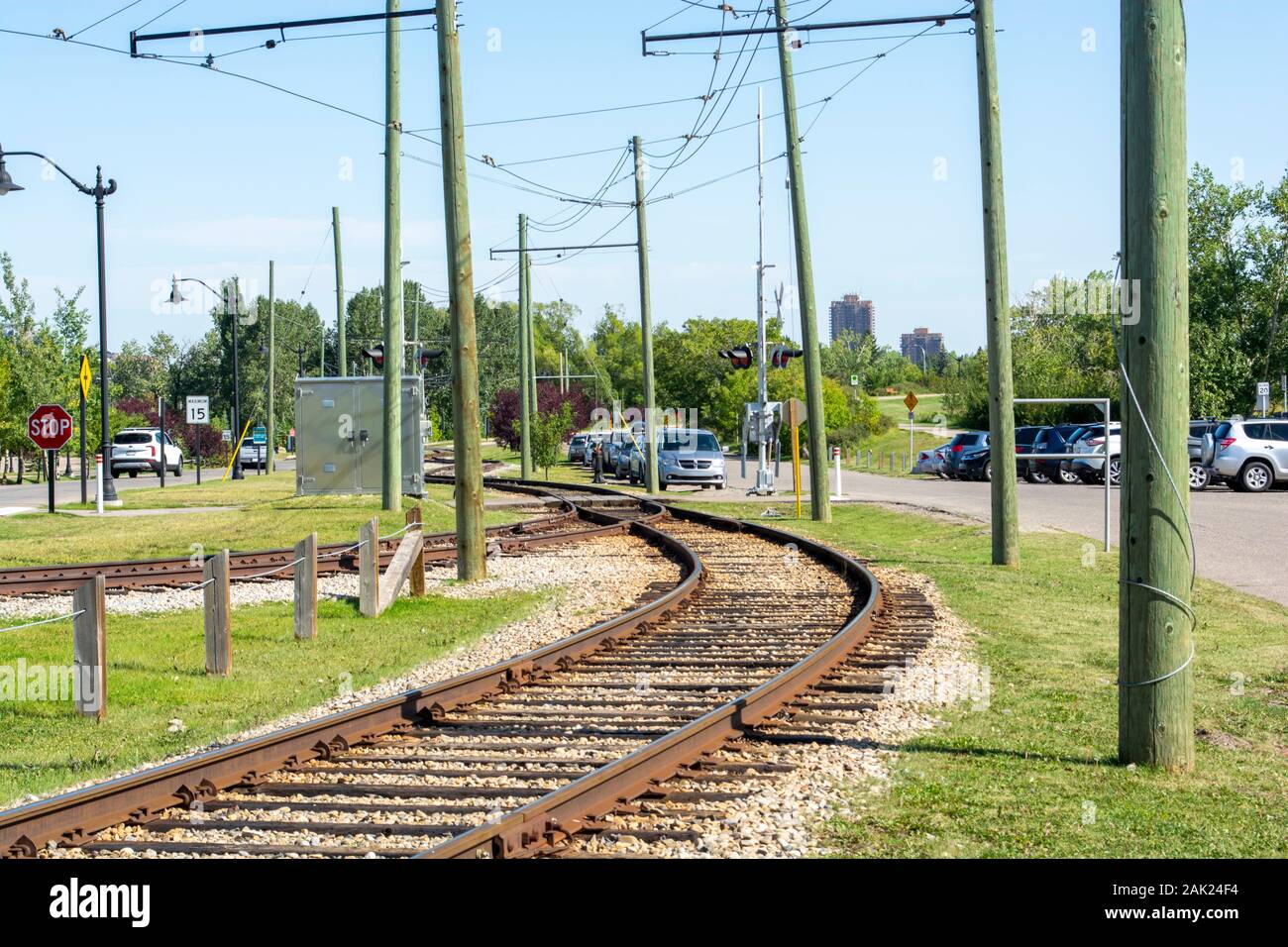 Intersecting rail road hires stock photography and images Alamy