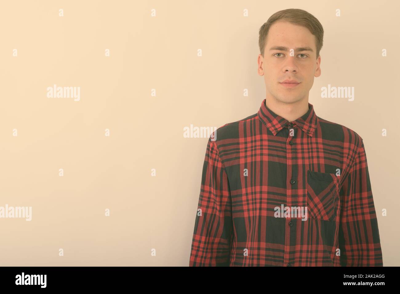 Red and white checkered shirt hi-res stock photography and images - Alamy