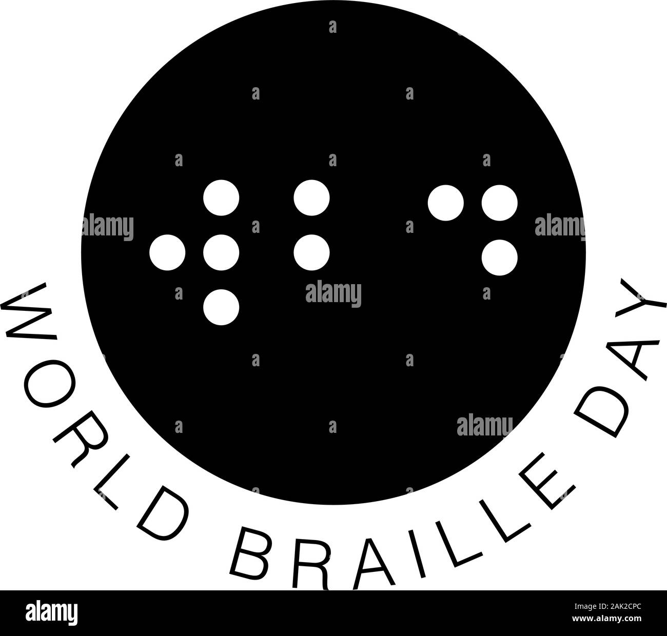 Braille alphabet poster Black and White Stock Photos & Images - Alamy