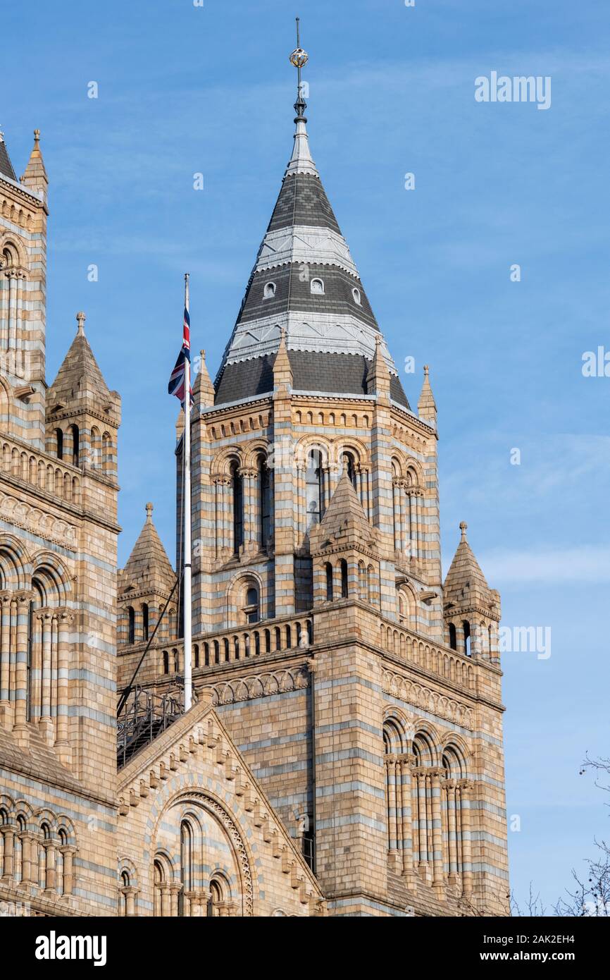 The Natural History Museum, Cromwell Road, London, England Stock Photo