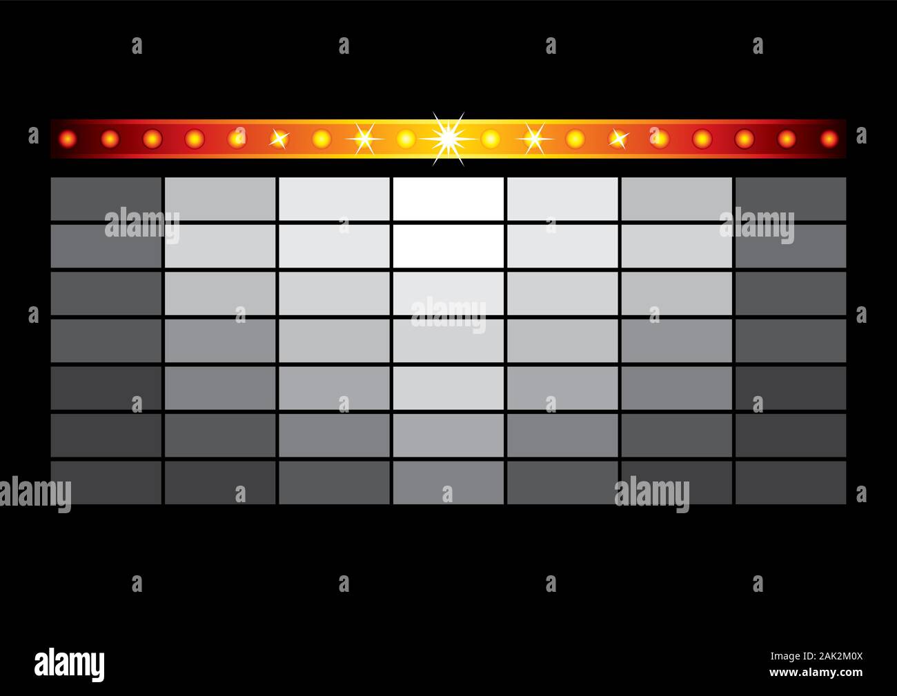 Entertainment blockbuster template Stock Vector