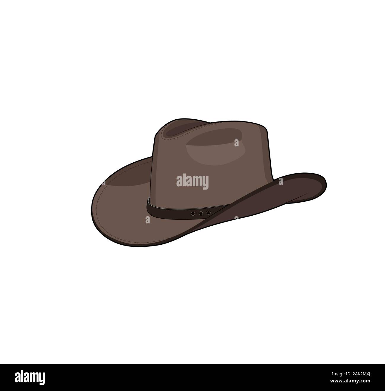 Cowboy hat. Texas western cowboy hat. Vector graphic illustration. Isolated  Stock Vector Image & Art - Alamy