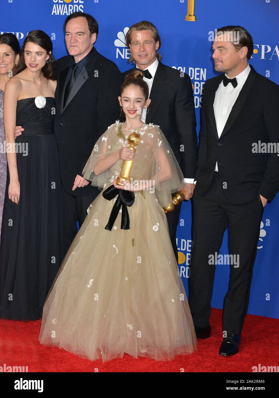 Los Angeles, USA. 06th Jan, 2020. Margaret Qualley, Quentin Tarantino