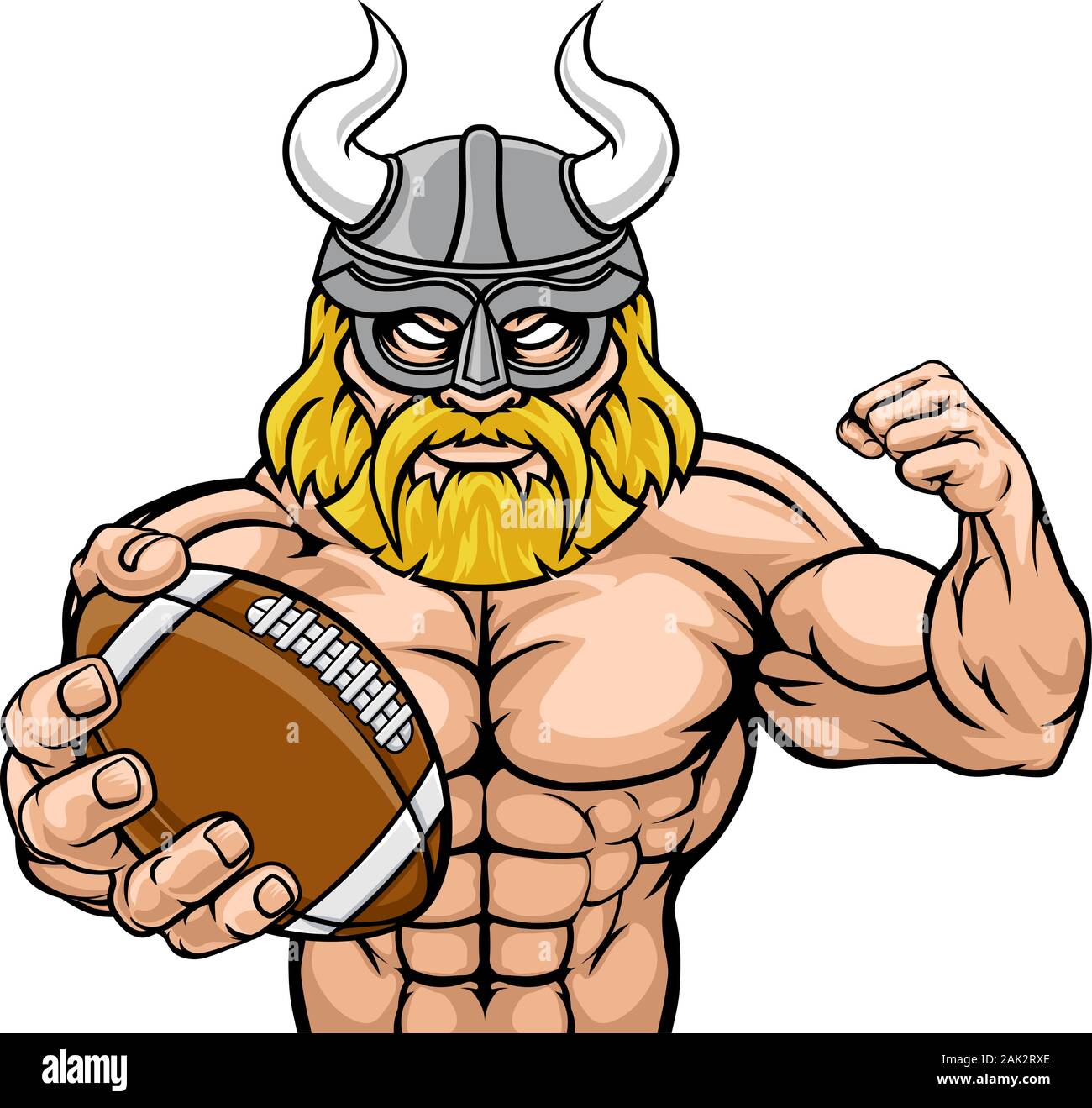Viking American Football Sports Mascot Stock Vector Image & Art Alamy