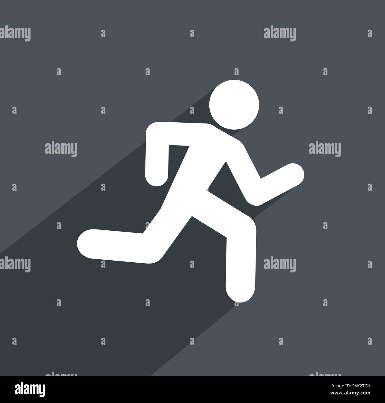 running man icon background Stock Vector Image & Art - Alamy