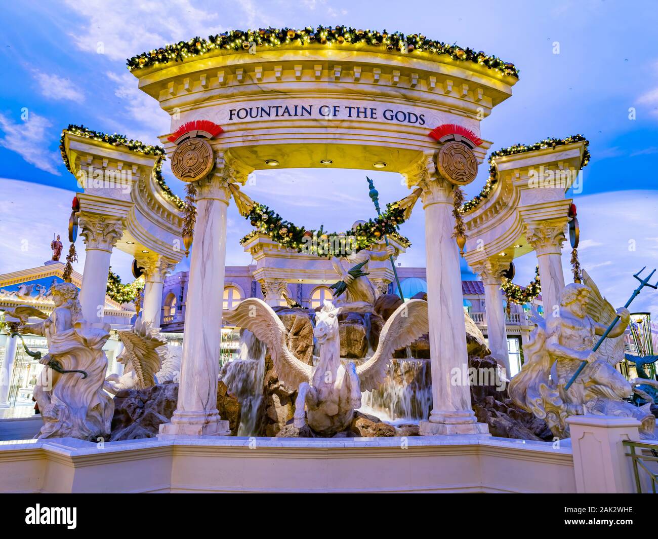 Las Vegas, JAN 1: Vanderpump Cocktail Garden of Caesars Palace on JAN 1,  2020, at Las Vegas, Nevada Stock Photo - Alamy