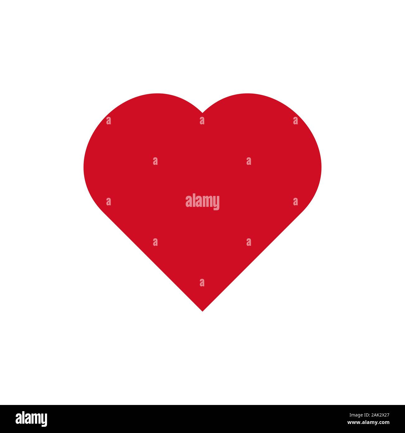love icon - vector heart illustration, valentine romantic concept Stock Vector