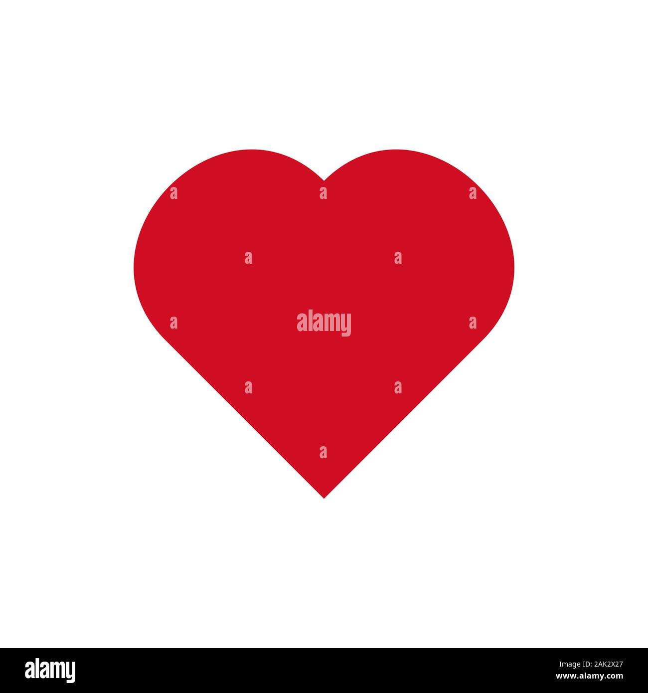 love icon - vector heart illustration, valentine romantic concept Stock ...