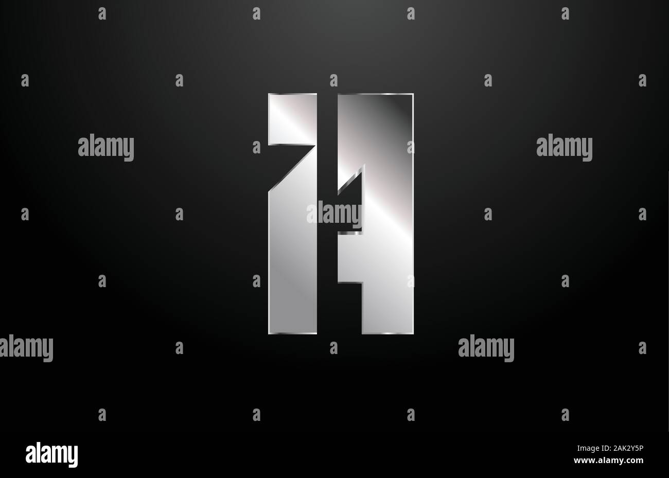 silver metal alphabet letter A logo icon template. Suitable for a ...