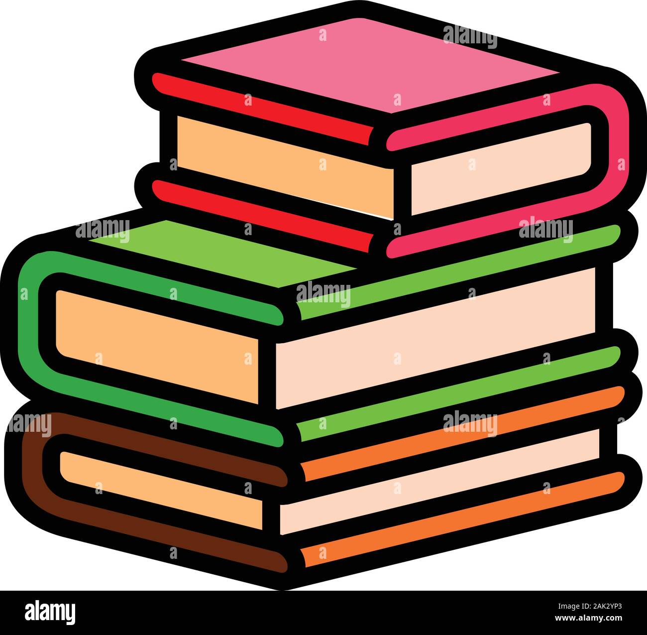 Stack Of Books Icon