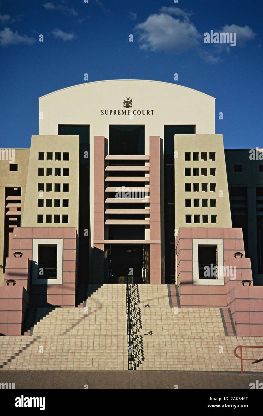 The Modern Building Of The Supreme Court On The Post Street Mall In Windhoek Namibia Undated Picture Usage Worldwide Stock Photo Alamy