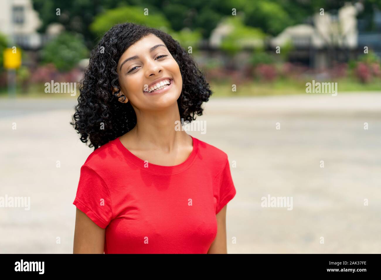 Beautiful latin american woman portrait hi-res stock photography and ...