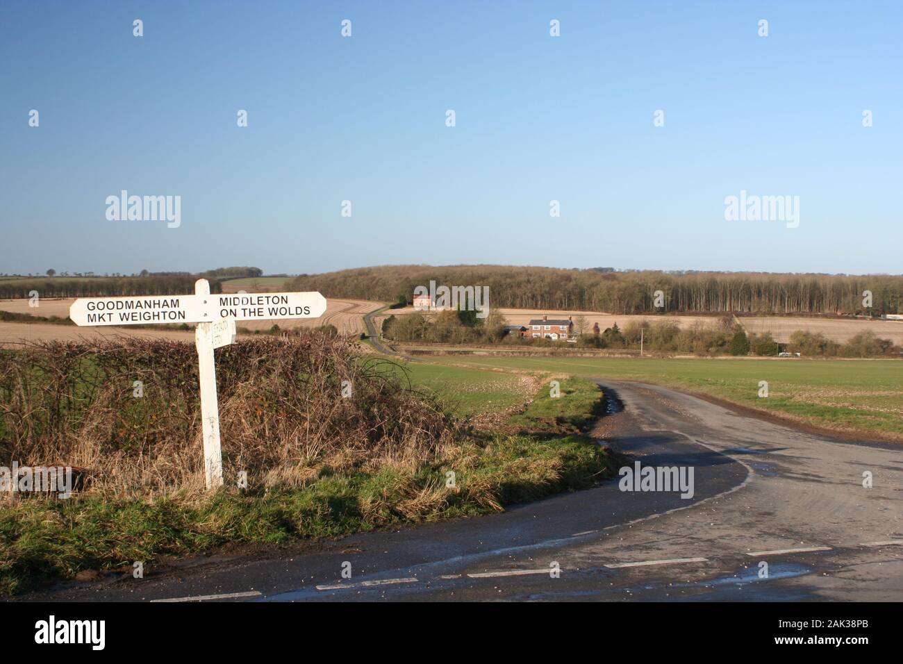 Yorkshire Wolds Stock Photo