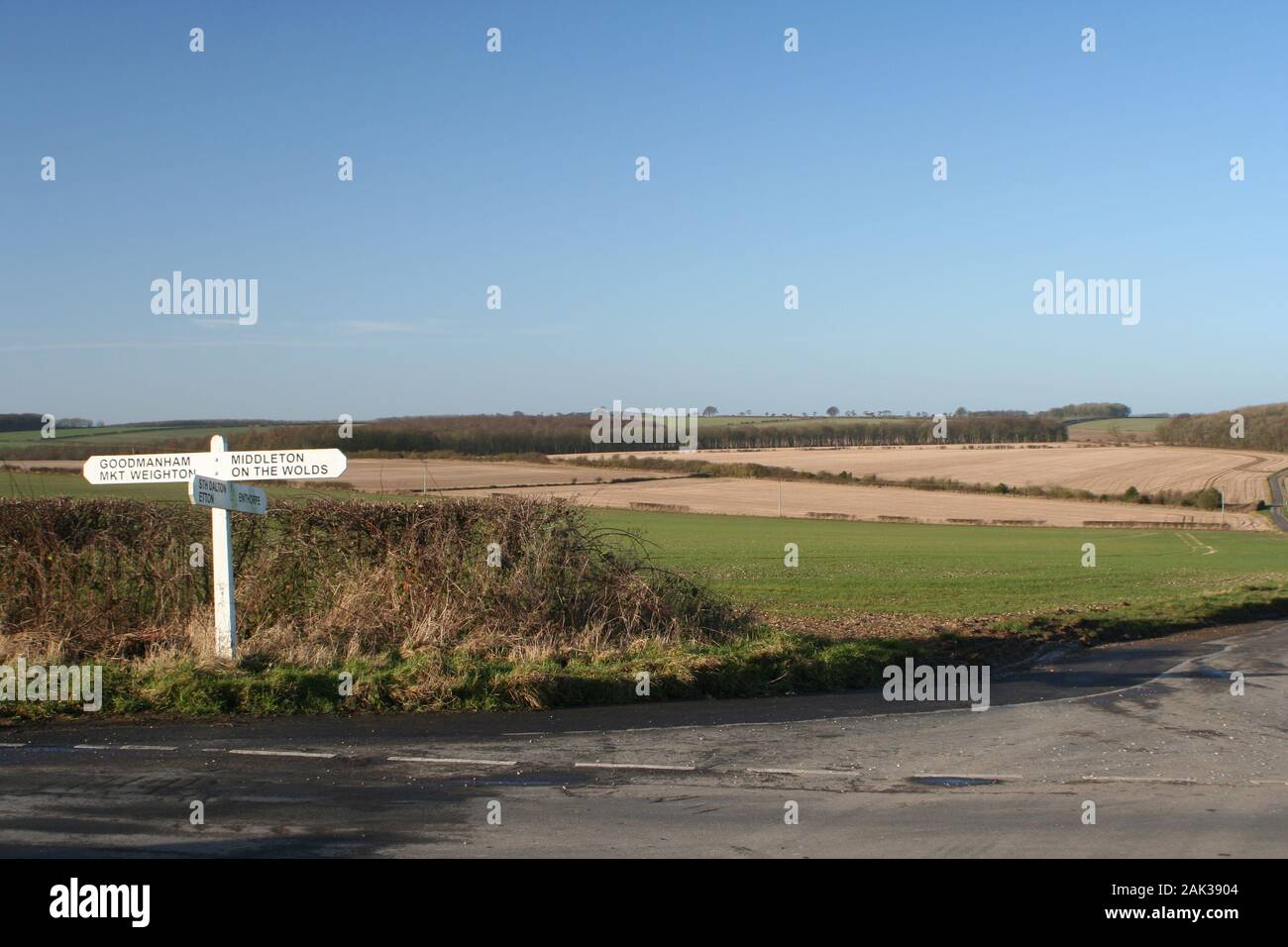 Yorkshire Wolds Stock Photo