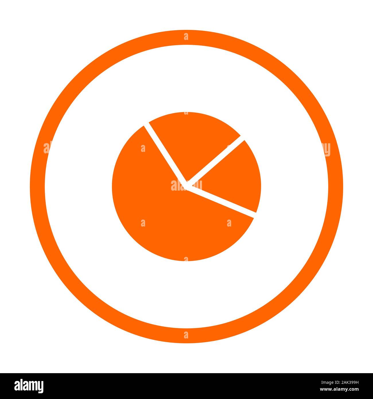 Pie chart and circle Stock Photo - Alamy
