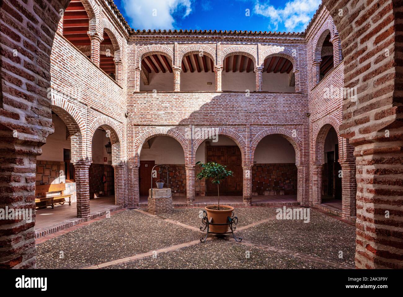 Palace of the Zapata in Llerena, Extremadura in Spain Stock Photo