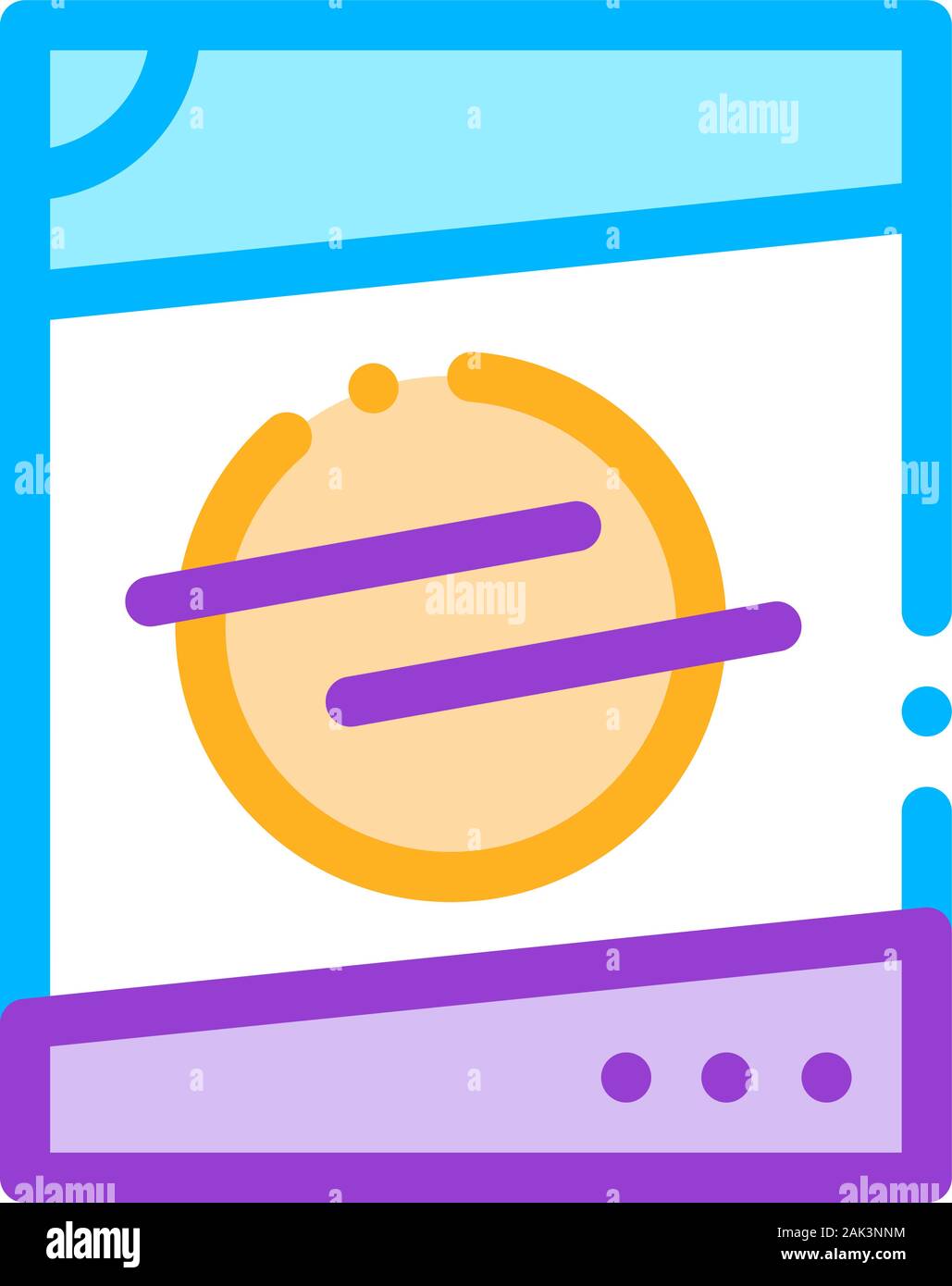 Laundry Service Washing Liquid Package Vector Icon Stock Vector