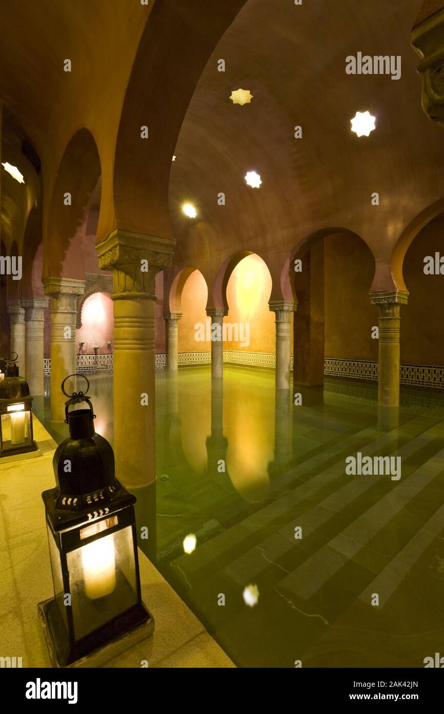 Banos Arabes, arabische Bäder in Granada, Andalusien, Spanien | usage ...