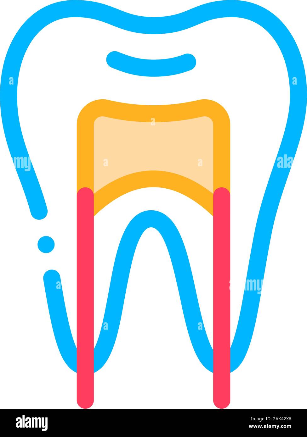 Dental X-ray Image Stomatology Vector Sign Icon Stock Vector Image ...