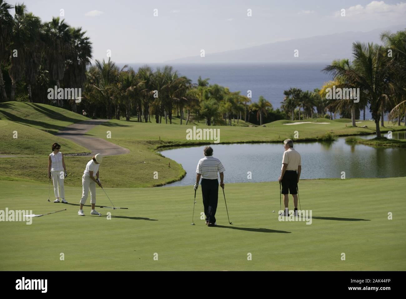 Golfplatz Abama bei Playa San Juan, Teneriffa, Spanien | usage worldwide Stock Photo