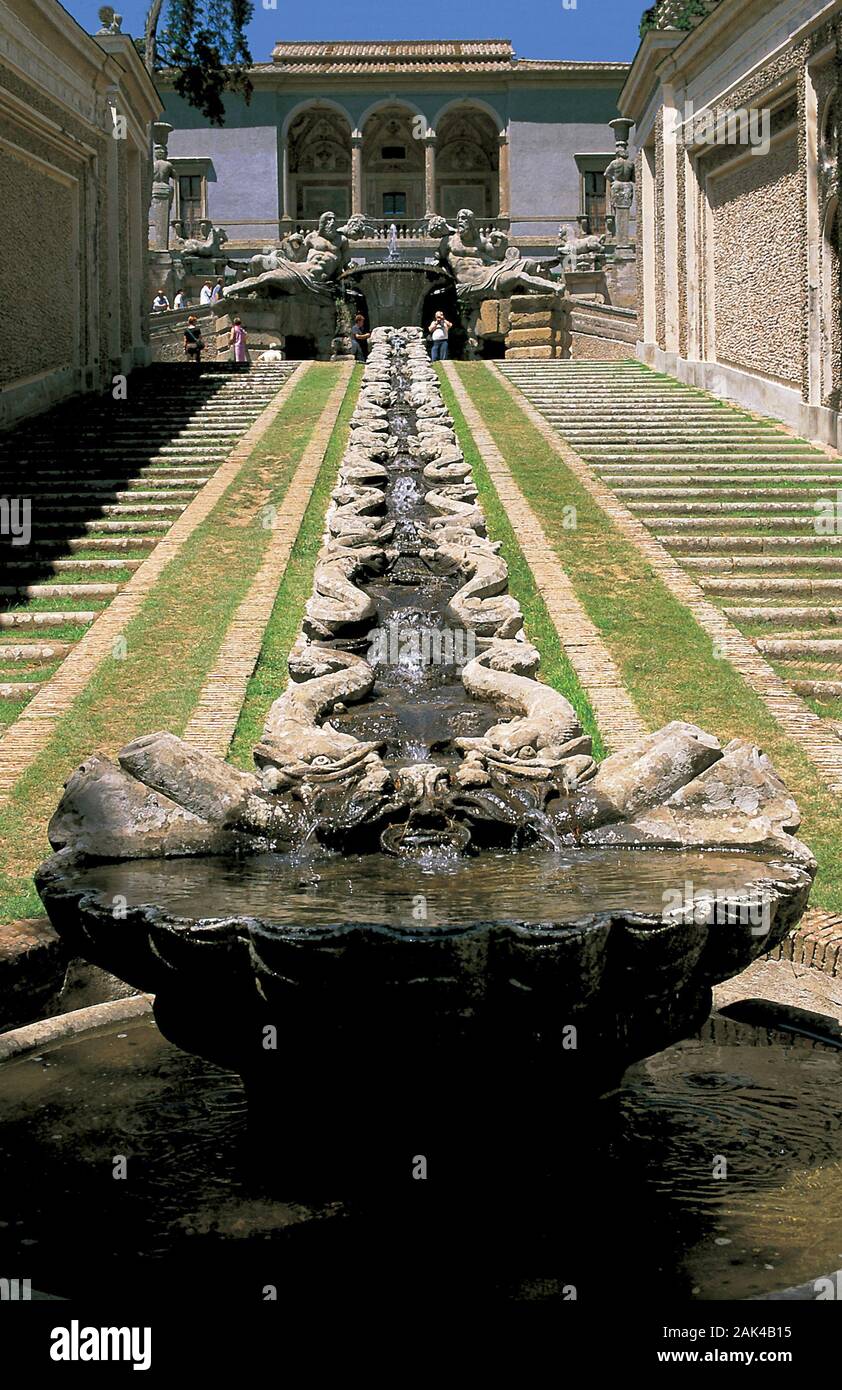 Italy: Rome - The Gardens of Palazzo Farnese | usage worldwide Stock Photo  - Alamy