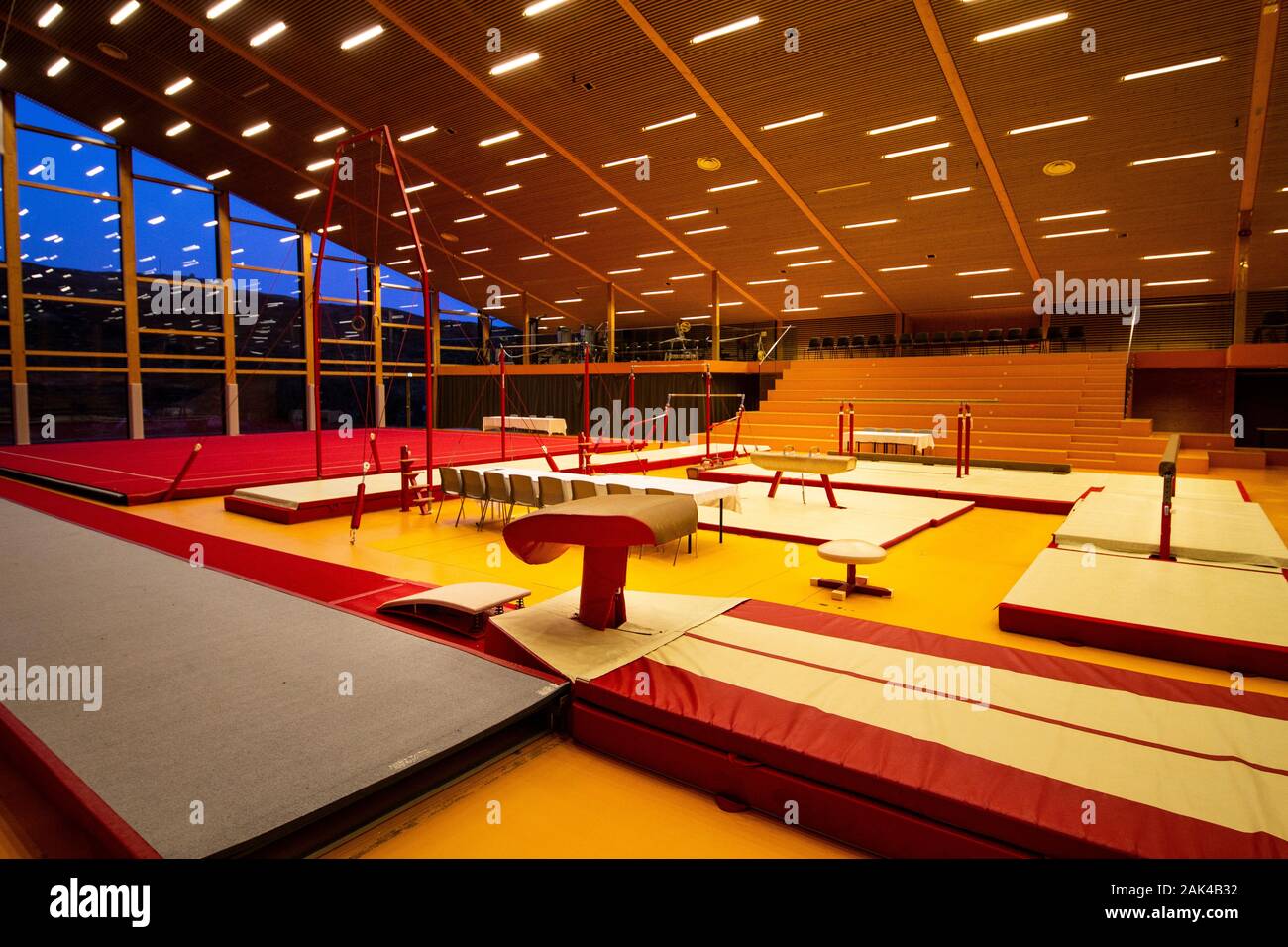 Gymnastics equipment hires stock photography and images Alamy