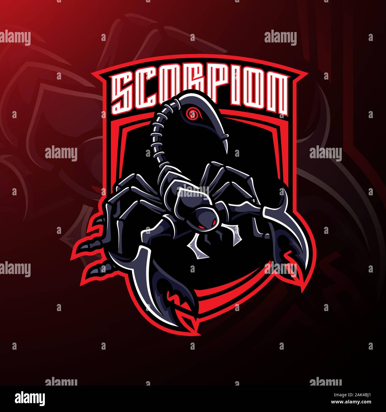 Scorpion logo hi-res stock photography and images - Alamy