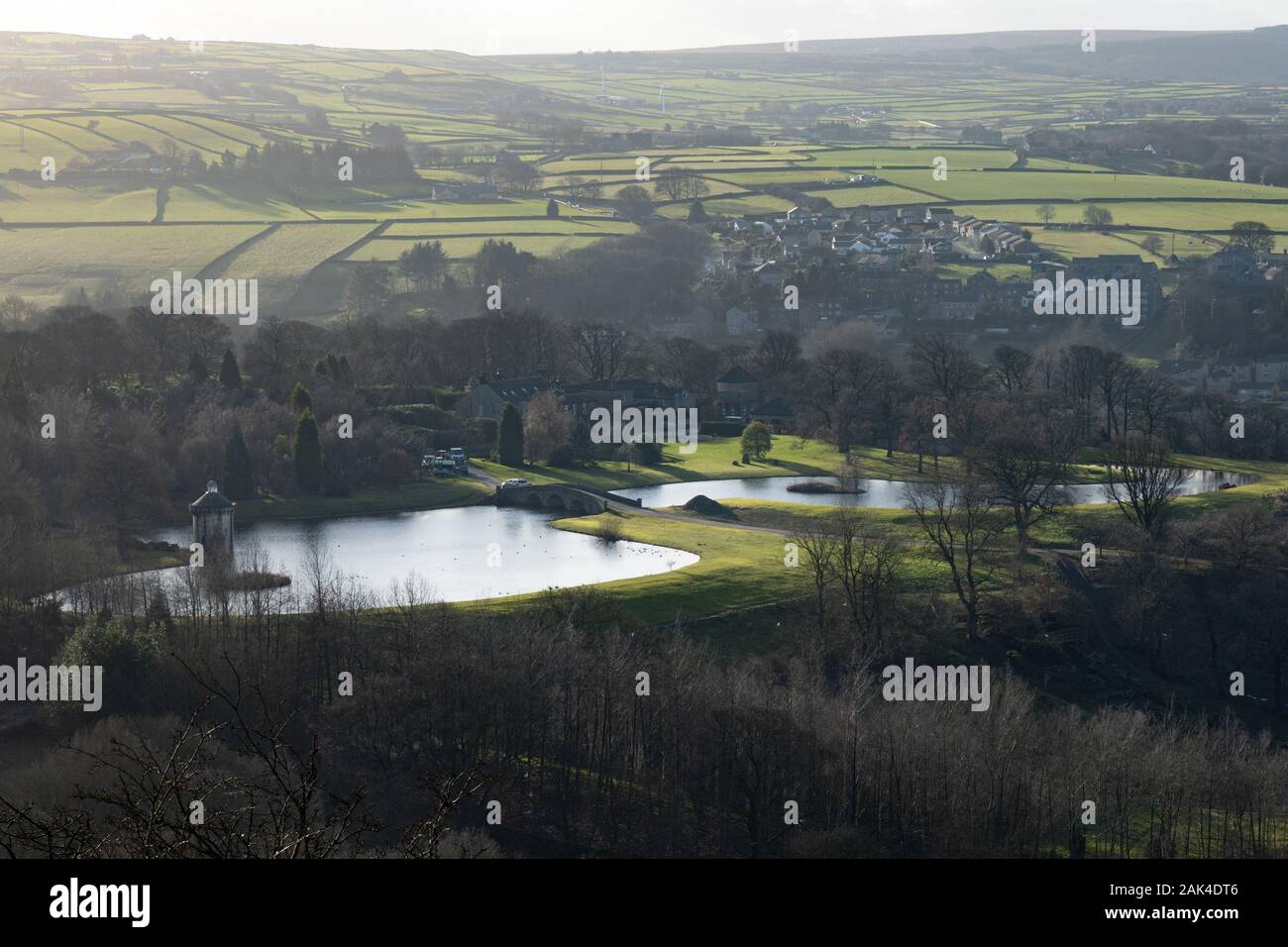 A view of Meal Hill near Hepworth, Kirklees, Yorkshire, UK Stock Photo