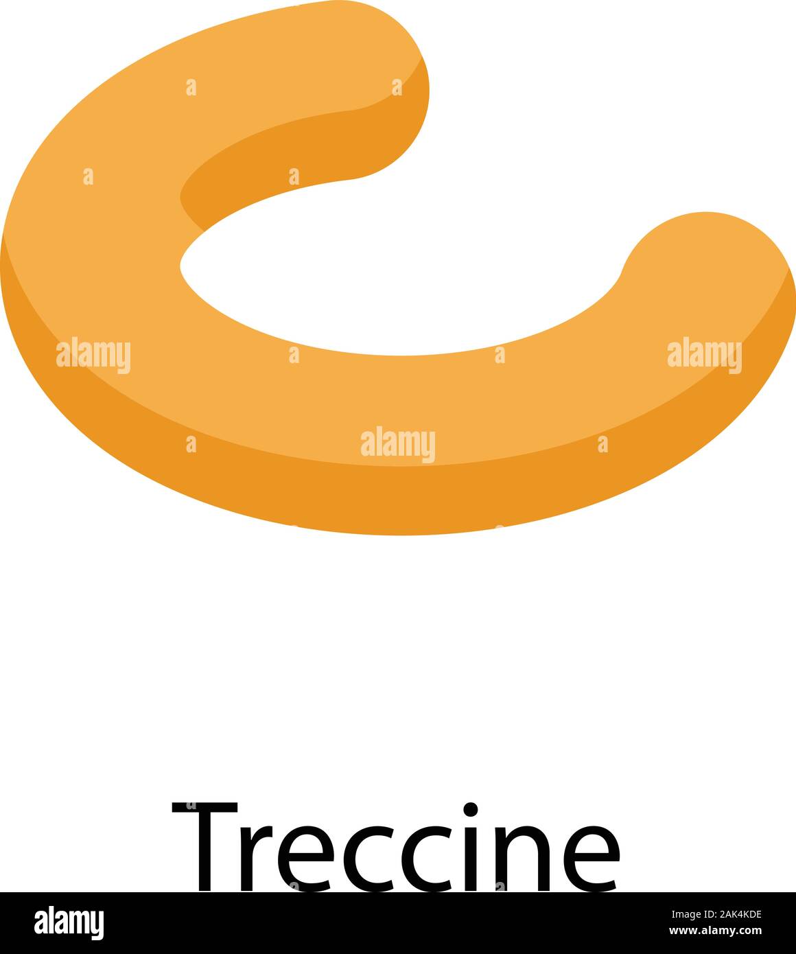 Treccine icon, isometric style Stock Vector