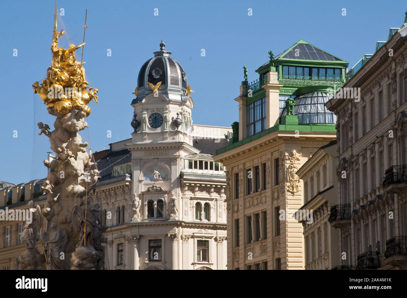 Architektur am Graben, Wien, Österreich | usage worldwide Stock Photo ...