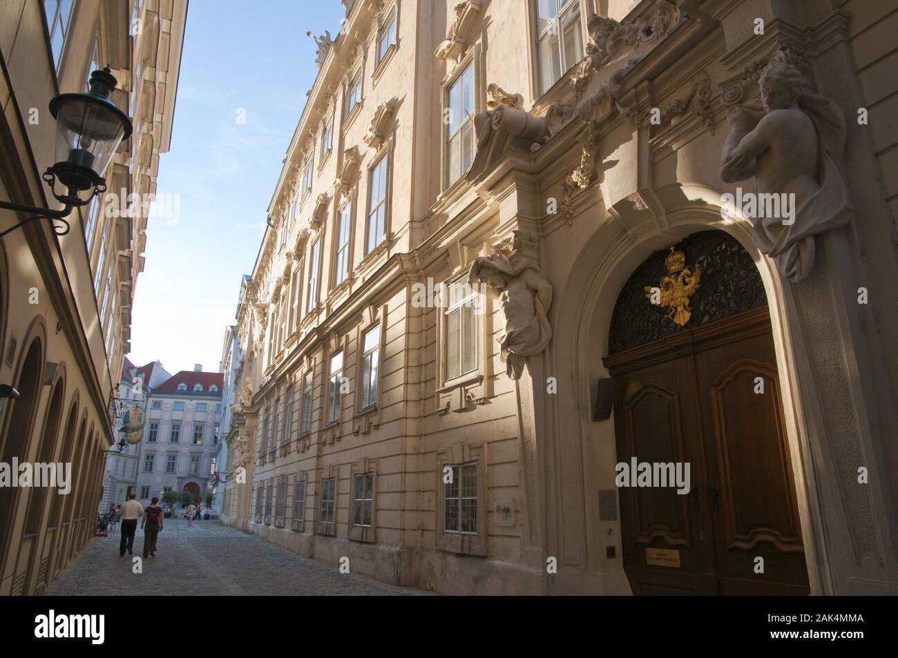 Judenplatz - Zentrum des früheren Judenviertels, Wien, Österreich | usage worldwide Stock Photo