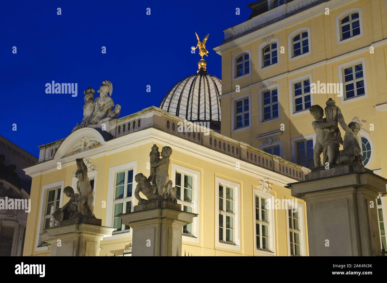 Cosel Palais am Neumarkt, Dresden | usage worldwide Stock Photo