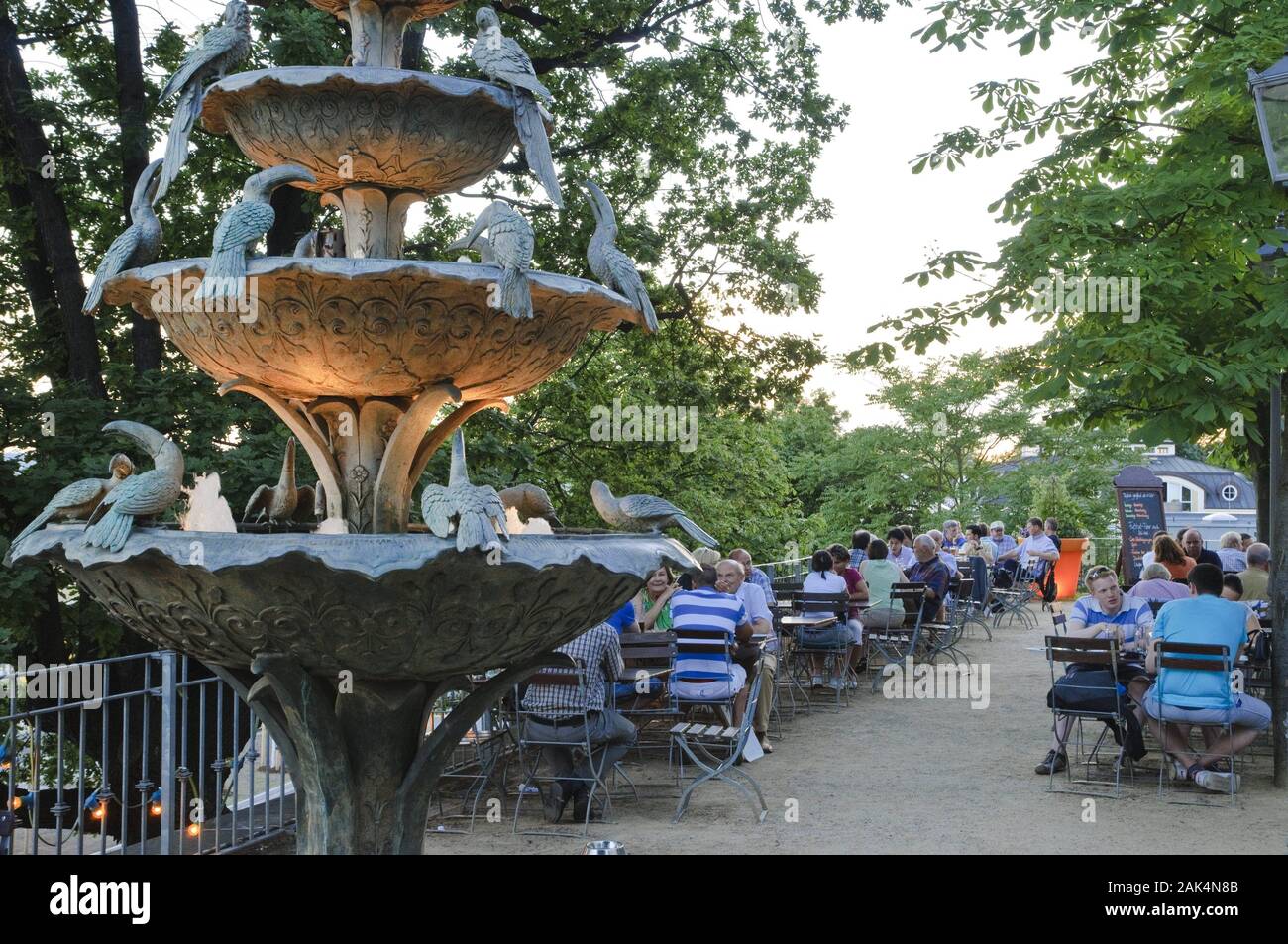 "Brauhaus am Waldschlösschen", Dresden usage worldwide Stock Photo