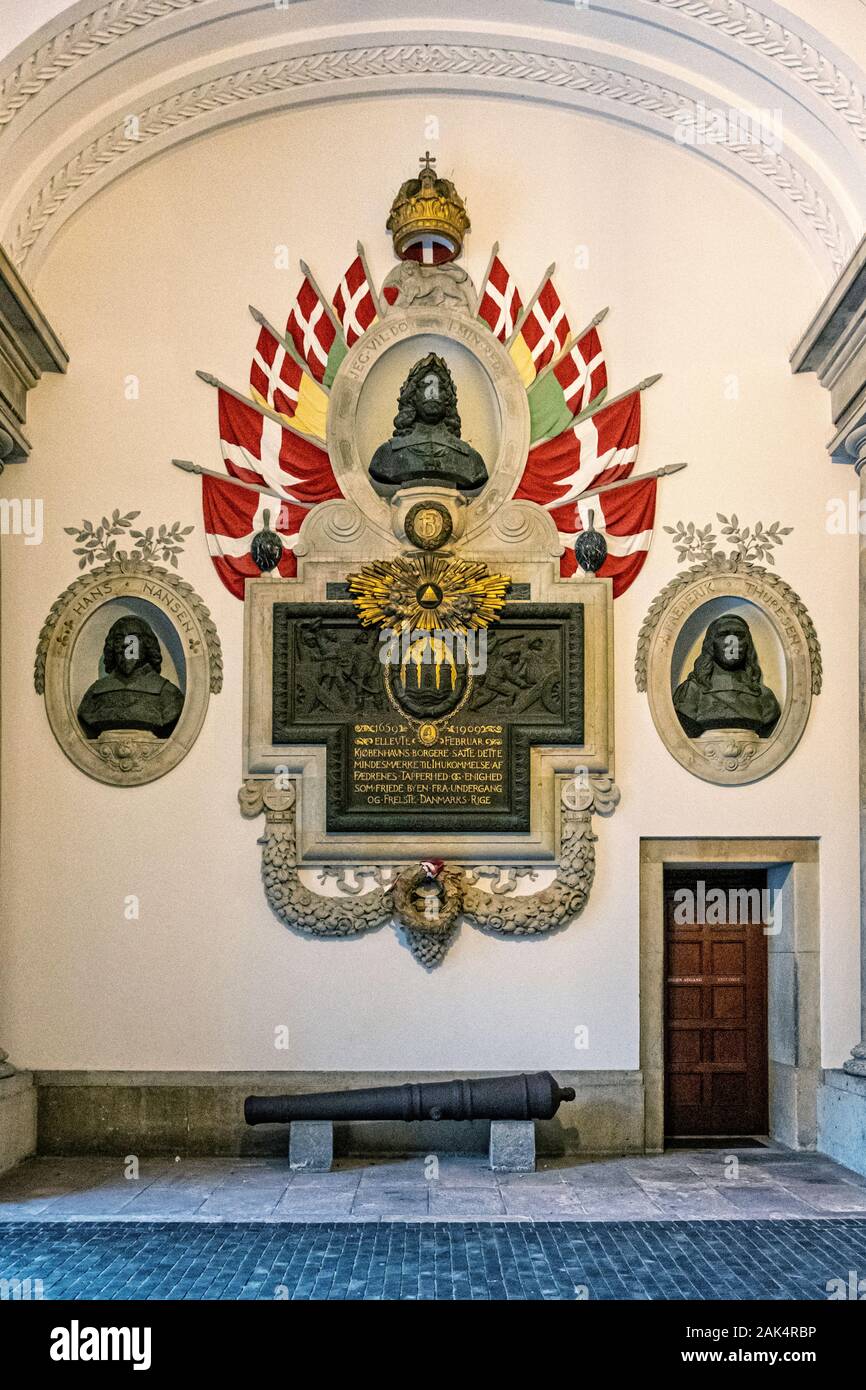 Slot Palace on the islet of Slotsholmen,Copenhagen