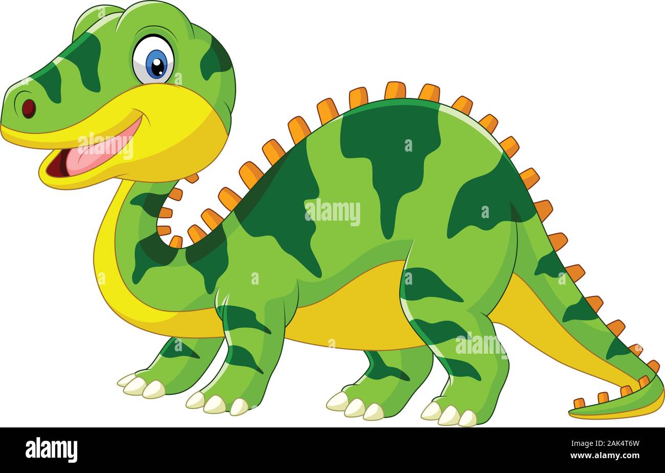 Green 2024 dinosaur cartoon