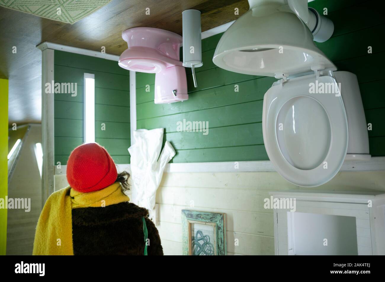 The Upside Down House Stock Photos The Upside Down House Stock
