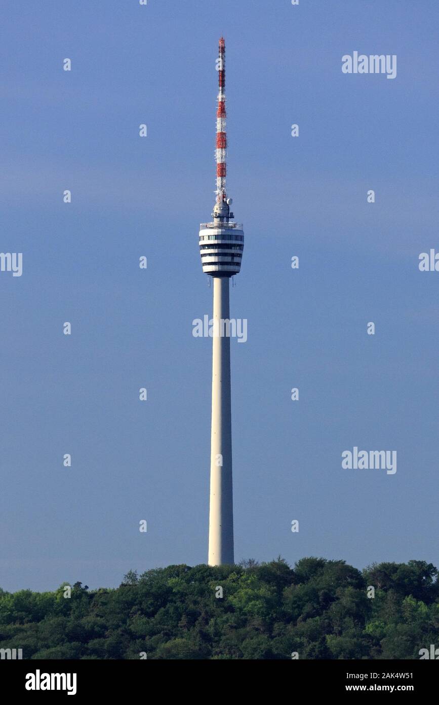 Stuttgart: Fernsehturm in Degerloch, Stuttgart/Schwäbische Alb | usage ...