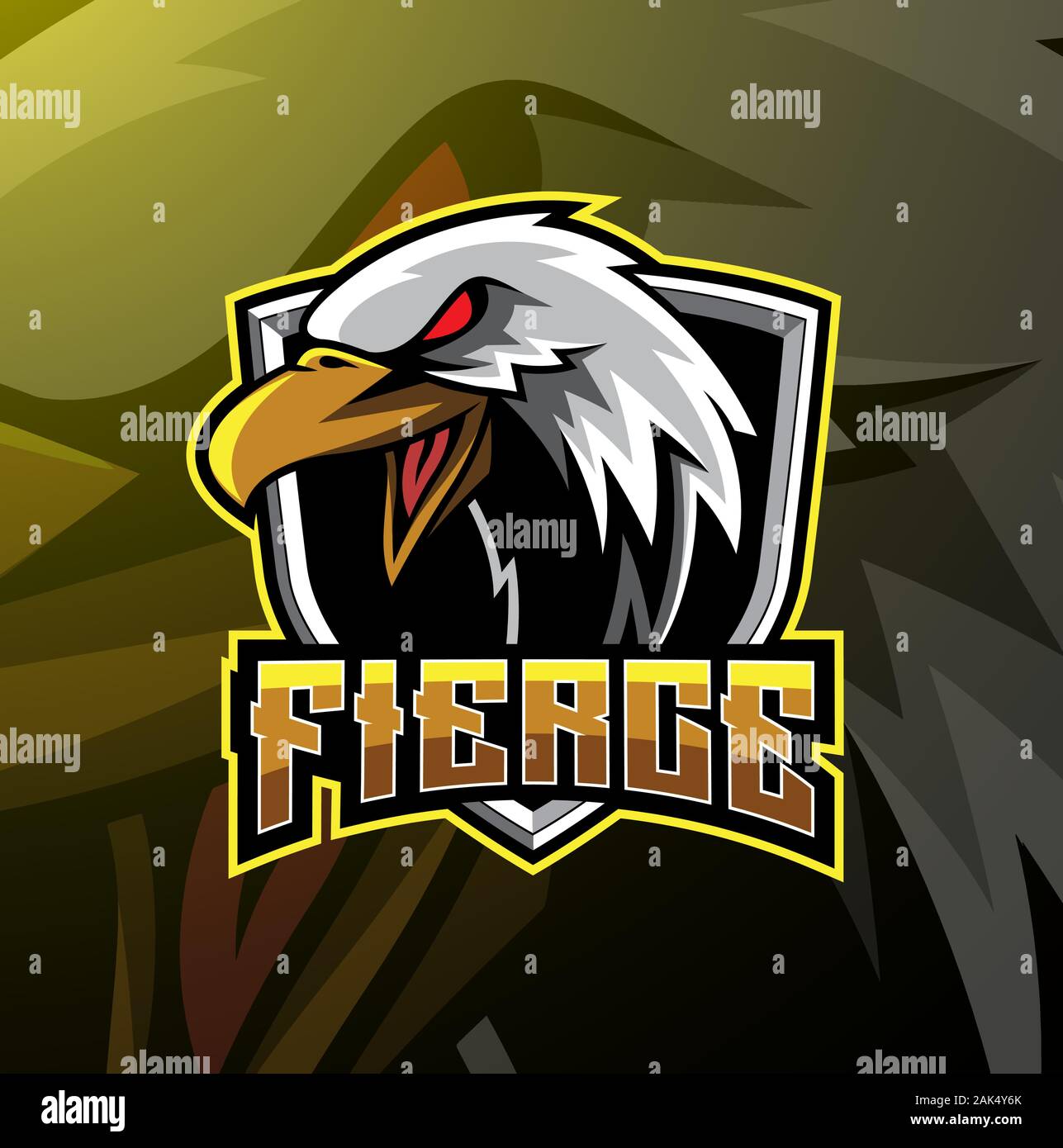 Eagle esport mascot logo design Stock Vector Image & Art - Alamy
